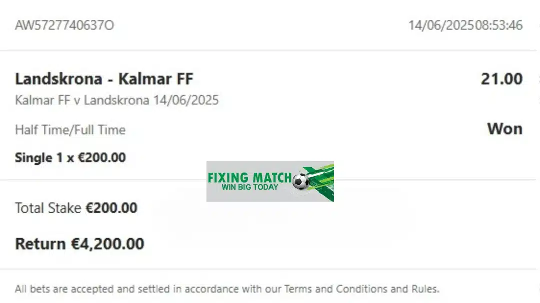 Match fixing